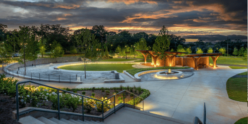 Avondale Estates Town Green - Download Free CAD Drawings, BIM Models, Revit, Sketchup, SPECS and more.